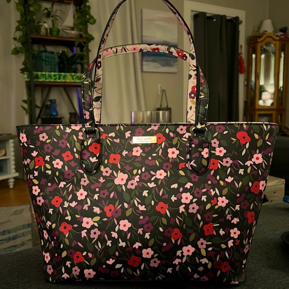 Kate Spade Laurel Way Boho Floral Medium Dally Tote Bag